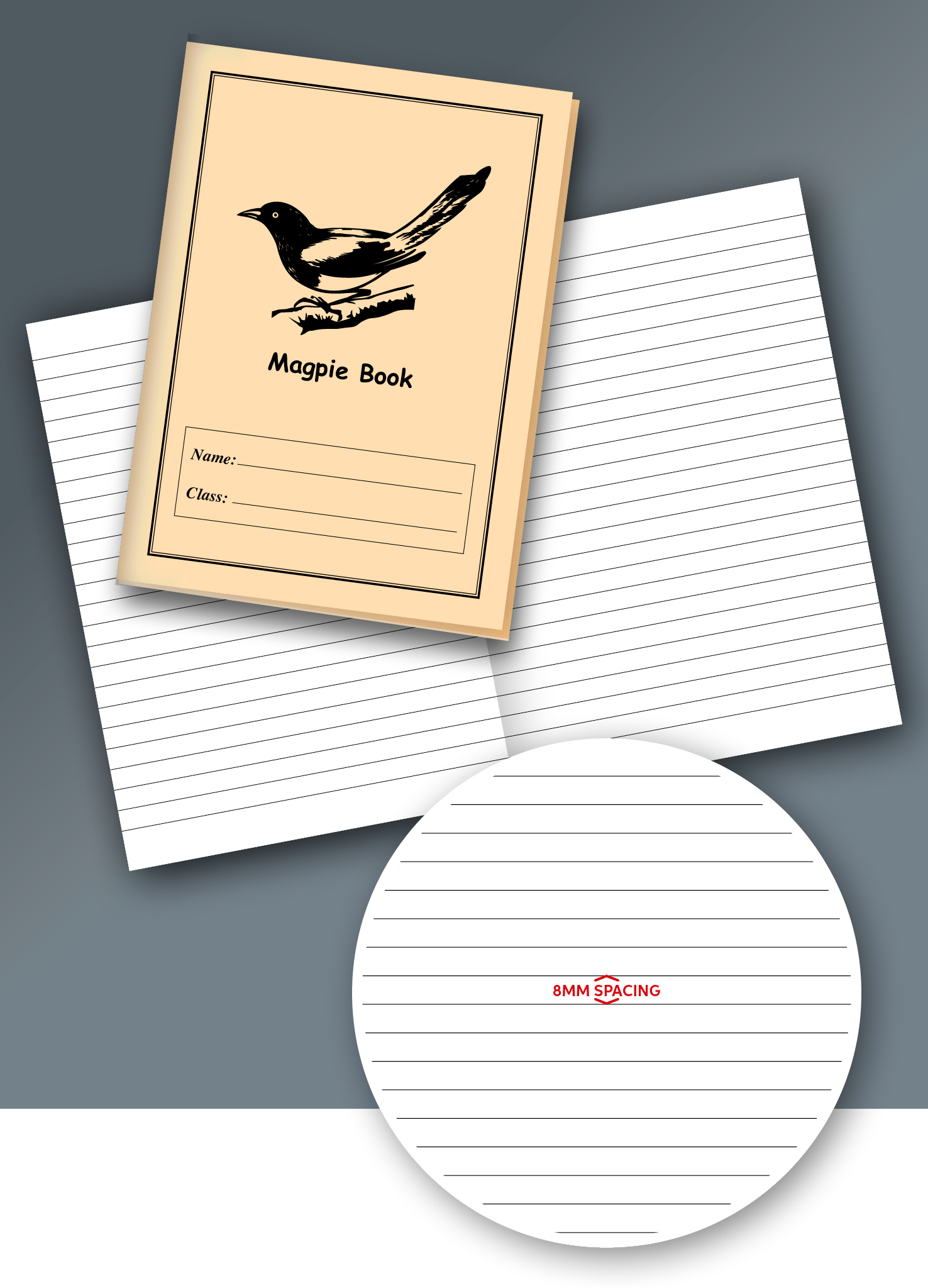 Magpie book. 64pp A5 text.
